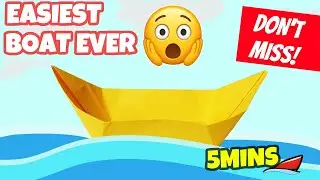&ldquo;You Won&rsquo;t Believe This Paper Boat! 🚤 Easy Origami in 5 Mins&rdquo;