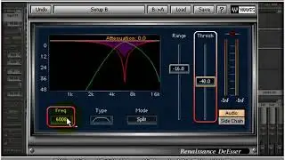 36 RDeEsser   讲解Waves RDeEsser嘶声消除器的原理和参数意义。