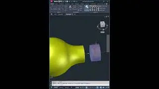 Bulb Design in AutoCAD 3D | Revolve Command Pro Trick 💡 #shorts #caddengineer