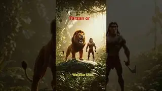 : Tarzan Aur Jungle Ka Wafadar Sher 🦁🌿#shorts #shortvideo #aistory