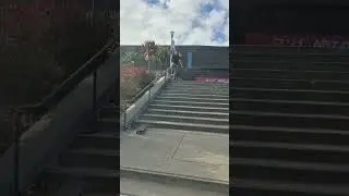 Railslide in SF and Olly#funny#skatingboarding#cringedad#railslide#viral#foryou
