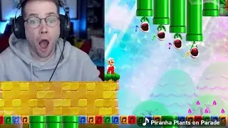 DanTDM Reacts To Piranha Plants On Parade (Super Mario Wonder)