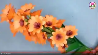 RGB Paper Crafts // Beautiful Paper Flower Making // Home Decor Ideas // Paper Flower