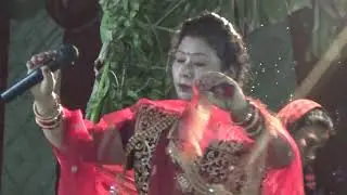 SUPER AMAZING MAMTA DEVI & CO. OF NARAYANGARH MANDALI ON ASHTYAM AT JAURAHARI MATA MANDIR BANKATWA19