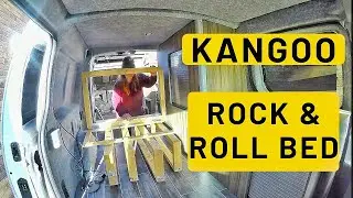 Сборка кемпера Renault Kangoo &mdash; часть 6 &mdash; кровать в стиле рок-н-ролл