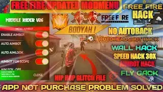 Free Fire Max Mod Menu Hack OB33 Update Today,100% Rank+Fly+Teleport,  Free Fire Headshot Hack