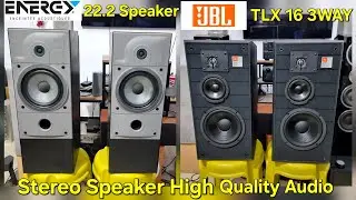 💯 High Quality 🔊 JBL TLX 16 3-Way Speaker, Energy 22.2 Stereo Speaker 8