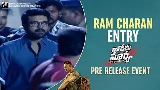 Ram Charan Entry | Naa Peru Surya Naa Illu India Pre Release Event | Allu Arjun | Anu Emmanuel