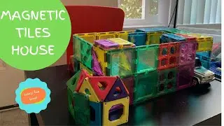 Magnetic Tiles Ideas | Magnet Blocks House 🏠  | Build Big House by Magnetic Blocks