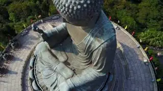 Tian Tan Buddha at Lantau Hong Kong with DJI Mavic Pro