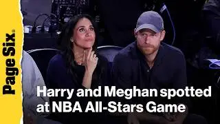 Prince Harry and Meghan Markle spotted enjoying NBA All-Stars Game in Los Angeles