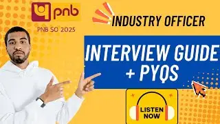 🔥 Crack PNB SO Industry Officer Interview | Complete Guide + PYQs ✅ #PNBSO #industry #InterviewTips