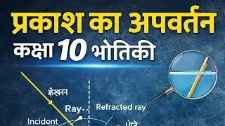 Class 10th Physics Prakash ka apvartan (प्रकाश का अपवर्तन) important point by Pappu Sir 