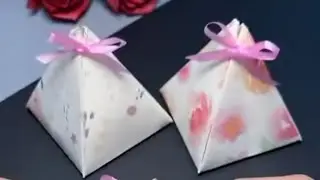 Triangle shape gift box for kids💕💗🎊🎉
