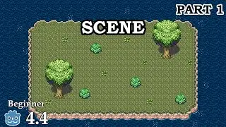 Make your first 2D level in Godot - Tamagotchi Part 1 - Learn Godot 4 2D - no talking