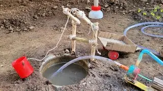 Mini Water Pump Irrigation System | Realistic Tiny Farming
