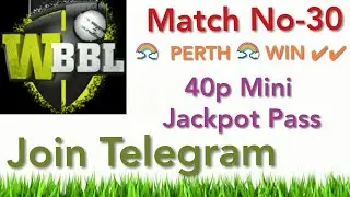 WBBL 2019, Match No-30.  Perth 🆚 Sydney