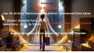 Palestra, tema: &ldquo;Vida e posse