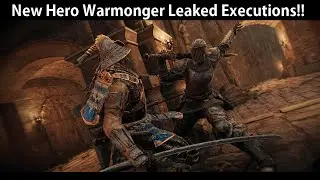 For Honor - NEW HERO WARMONGER LEAKED FINISHERS!!