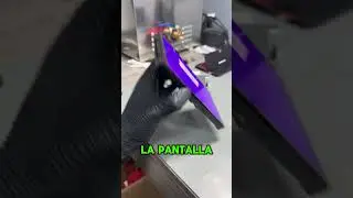 RARO caso de pantalla púrpura de Switch OLED 😱 #electroaid #nintendo #switch #repair #oled