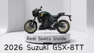 Suzuki GSX-8TT 2026 года &ndash; ретро-классика среди среднеразмерных мотоциклов, превосходящая все ожи...