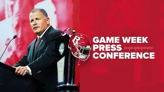 Head Coach Greg Schiano Game Week Press Conference - Virginia Tech