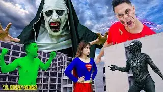 Superheroes X Warriors Nerf Guns In Horror Movies +more Stories| Compilation Best Nerf Guns Movie
