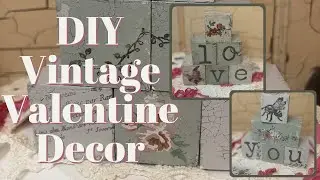 DIY Love Blocks - Cottagecore gift idea