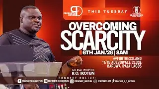 PROPHETIC HOUR || WITH PROPHET R.O IKOTUN ||THEME: OVERCOMING SCARCITY
