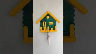 Diy Keyholder Ideas|How to make a keyholder with icecream stick|#shorts #shortsvideo #youtubeshorts