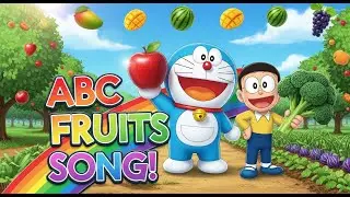 Doraemon & Nobita&rsquo;s ABC Fruits & Veggies Adventure 🍎🥦 | Fun Learning Song