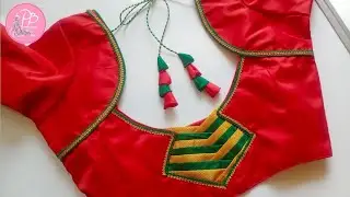 #shorts /Beautiful patchwork Blouse design /for complete video check out description.