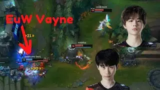 FPX DoinB and FPX Crisp getting rekt by a single vayne [EuW SoloQ Worlds 2021]
