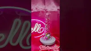 Watermelon Cutie Hello Kitty Glass Bong #hellokittybong