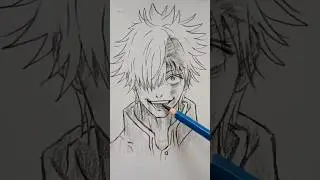 How to draw gojo satoru / Anime drawing