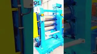 3 roller type rubber calender machine, rubber sheet making machinery