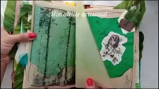 Woodland  #junkjournal Full flip Through (Sold)/Diario de naturaleza