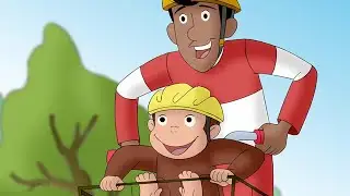 George Conserta uma Bicicleta 🚲 George, o Curioso 🐵 Desenhos Animados