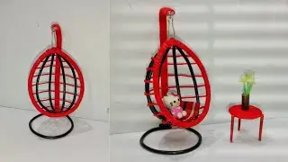 Diy Egg Swing Chair || Diy Miniature Craft.