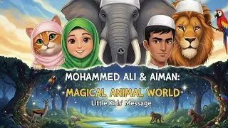Mohammed Ali & Aiman Ka Pyara Animal World 🐱🦁 | Islamic Kids Story 3D