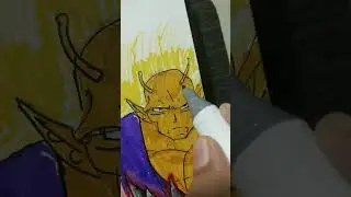 Drawing Gohan, Goku, Vegeta, Broly and Piccolo#goku#broly #gohan#vegeta #piccolo#shorts#drawing