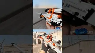 LEGO AWP | Asiimov Side By Side Comparison #cs2