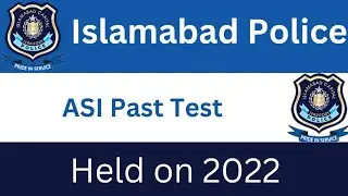 Islamabad police past papers| Islamabad police jobs 2024| Islamabad police ASI past paper 2022