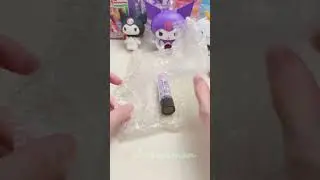 Unboxing a Kuromi lipstick eraser💄  #sanrio #sanriogirl #sanriopuroland #kuromi  #unboxing