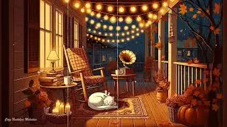 it's 1940's cozy autumn night 🍂  soft oldies playing in another room for unwind