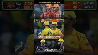 HIGHEST POWERPLAY SCORE IN IPL #shorts #cskvsdc #ipl2025 #iplhighlights #cricket