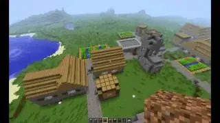 Minecraft 1.1.0 === BEST NPC VILLAGE SEED