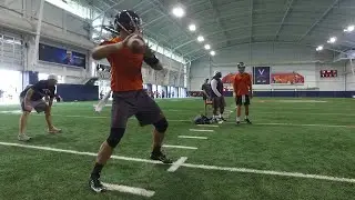 FOOTBALL: 2017 FALL CAMP - Practice #2