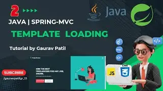 #2: Spring MVC project template loading java tutorial