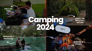 Day 1: Camping Vlog at Ginnie Springs #summer2024 #ginniesprings #floridasprings